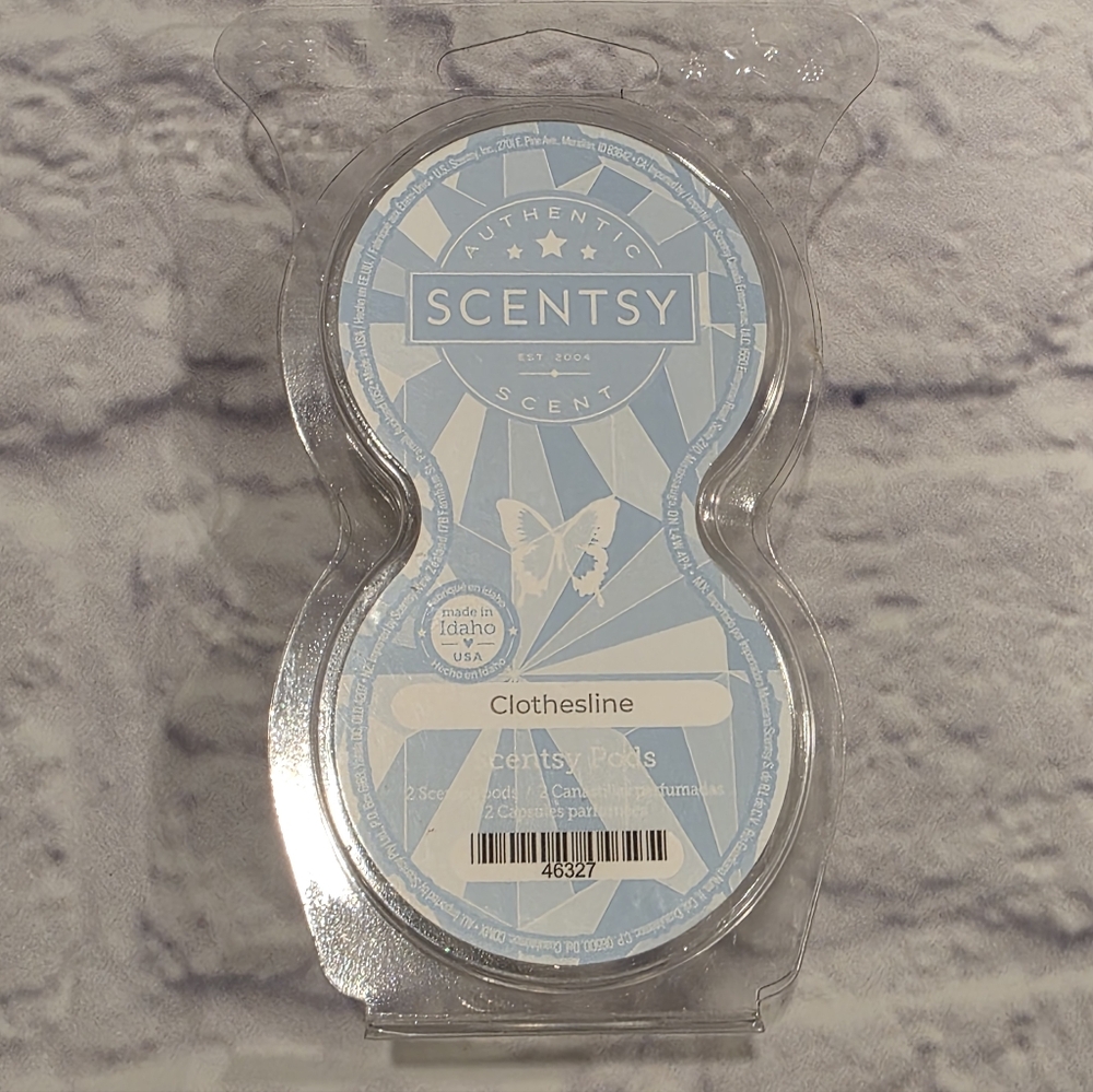 Scentsy Clothesline And  Vanillamint Pods - Soft Green - Picture 2 of 3